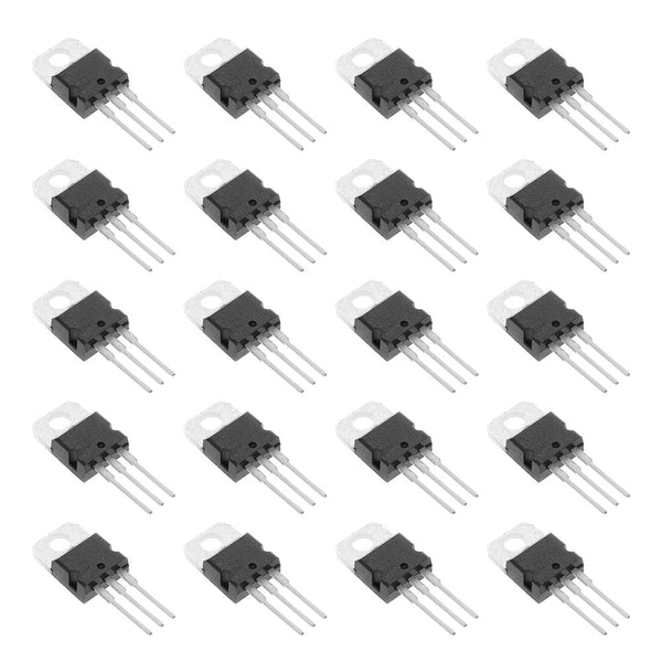 20pcs TIP120 TO-220 NPN Darlington Bipolar Power Transistor, 5A 60V HFE:1000 (3-Pin)