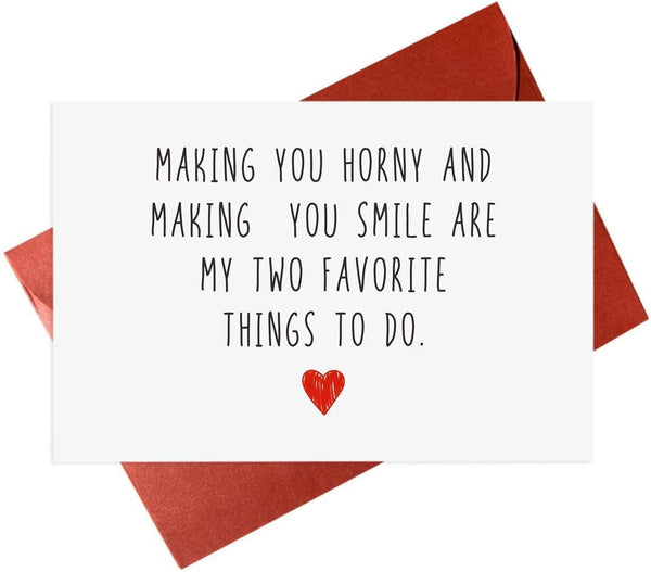 Gonzey Naughty Anniversary Card, Boyfriend Birthday Cards, Valentine's Husband Love Card