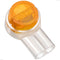 100pcs Waterproof Telephone Wire Connector, Gel-filled UY Butt Splice Network Cable Connectors (UY2/K2)