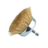 3" Wire Cup Brush with 1/4" Hex Shank, Heavy Duty Wires Brushes for Metal, Rust & Corrosion Removal