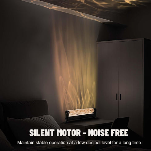 ycponggon 24W 16 -16"*2.4" RGBW Water Ripple Wall Light Colors, Remote Control, Water Wave Projection Wall Light