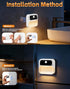 Indoor,2500mAh 3 Pack) Stair Lights Rechargeable, Wireless Motion Sensor Night Light,Adjustable
