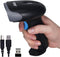 Rabitpos 1D 2D QR Barcode Scanner Wireless, Handheld Cordless Bar Codes Reader with