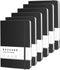 BOSSAND 6 Pack Lined Journal Notebooks, A5 Journals for Writing, 200 Pages, 100 GSM Thick College Ruled Paper