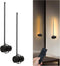 Wireless Wall Sconces Set of Two, 23.6" Rechargeable Art Display Light, 3