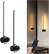 Wireless Wall Sconces Set of Two, 23.6" Rechargeable Art Display Light, 3