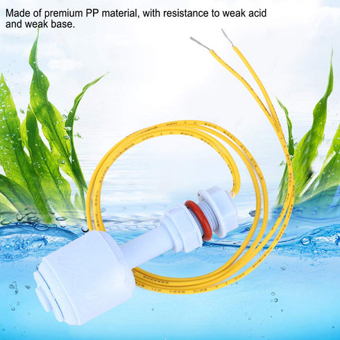 5pcs PP Float Switch P5210 Plastic Water Tank Liquid Level Sensor Controller Blue