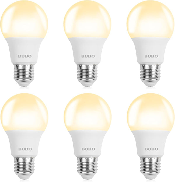BUBO A19 LED Light Bulbs, 40 Watt Equivalent LED Bulbs, Soft White