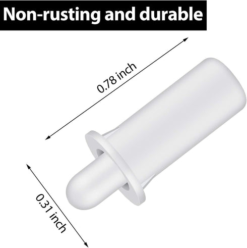 Maitys 40 Pcs Shutter Repair Pins, Plantation Shutter Fasteners Spring Loaded Replacement Repair Pins for Windows