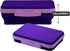 It's Academic Flexi Storage Box, Folding, Collapsible, Adjustable for Pencils, Supplies, Purple (23135)