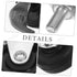 4pcs Beaupretty Threaded Stem Trolley Caster Wheels with Brake Rubber Swivel Casters for Rolling Cart and Furniture