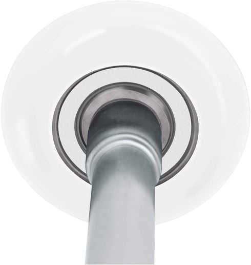 XiKe 12 Pack White 2" Nylon Garage Door Roller with 4" Stem, Quiet and Durable for High Load
