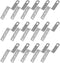 Joyangy 15Pcs Z Shaped Corner Bracket Furniture Support Bracket with Mounting Screws for