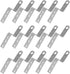 Joyangy 15Pcs Z Shaped Corner Bracket Furniture Support Bracket with Mounting Screws for