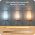 Dimmable 64.4 Bulb 3000K-6500K, VCW06LD05W1 Floor Lamps for Living Room with Remote and Foot Switch, Modern Standing