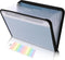 SKYDUE 7 Pocket Accordion File Organizer, Letter Size Expanding Folder with Front Pocket, Double Zipper