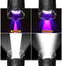 2 in 1 Blacklights Flashlight, UV 395nm Ultraviolet Torch Light for Home Security and Outdoor Activities