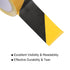 uxcell Warning Safety Stripe Tape, Black Yellow PVC Adhesive for Wall, Floor, Pipes Marking, 2 Inch x 108 Ft