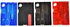 Red Outdoor Survival Multi Tool Card, Barbecue Knife, Camping Tool with LED Light, Magnifier, EDC Gear