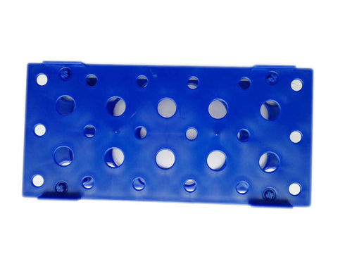 3PCS 28 Well Centrifuge Tube Rack for 10ml/15ml/50ml Laboratory Plastic Tube Holder (Deep Blue)