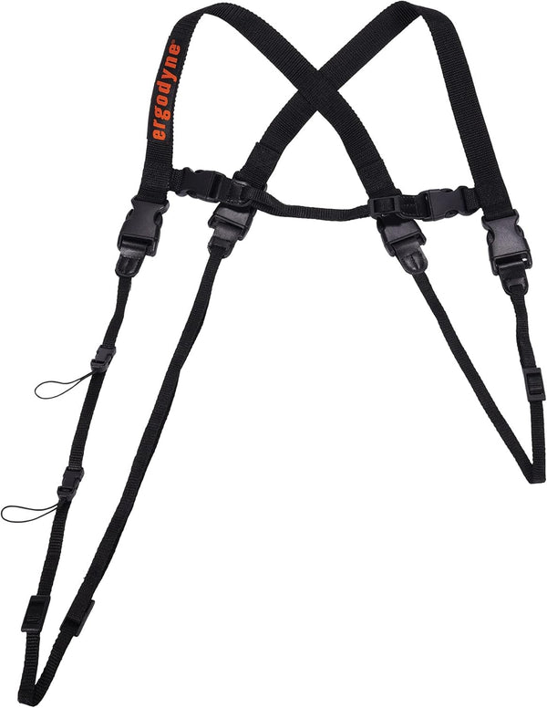 Ergodyne Squids 3132 Barcode Scanner Harness, Large , Black