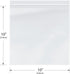 Plymor 10" x 10" Reclosable Plastic Bags, 2 Mil, Pack of 100
