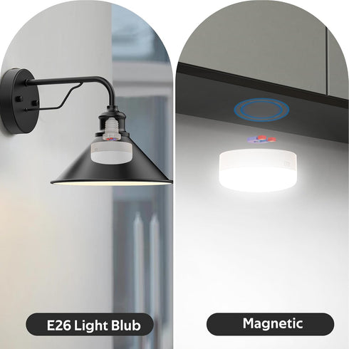 3000mAh Bulbs Dimmable, 12RGB+CCT Bulbs, E26 Bulbs Lamp(2 Pack) LABOREDUCER Battery Rechargeable Light Color Changing