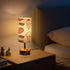 MOOCG Summer 3 Dimmable Ice Cream Touch Control Table Lamp with Fabric Shade, Color Temperatures LED Desk Lamp, Eye