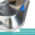 Dental Tray - Lyuxzad 3 Pack Stainless Steel Trays, 12.6" X 10.6" X 0.8" Flat Tray for Dental Lab Tools