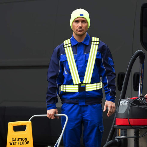 AYKRM High Visibility Reflective Vest - 9 Color Adjustable Running Gear