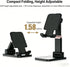 FSTSPH 4-10 Inches Organizers(1Pack) Adjustable Cell Phone Stand for Desk - Foldable Desktop Phone Holder Compatible