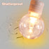 34ft with100 Bulbs Afirst White Outdoor String Lights LED Waterproof Patio Lights for Garden Backyard Holiday