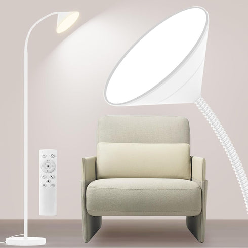 mukuxin LED Floor Lamp, 18W Floor Lamp with Remote & Touch Control,