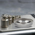 DOITOOL 2Pcs Stainless Steel Weighing Boats, Lab Dish Container for Measuring Mixing Powders and Liquids