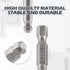 5Pcs Ball End Metric Hex Bit Set, 100 mm/4 Inch Length S2 Steel Magnetic Hex Screwdriver Bits for Power Tools