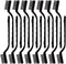 15 Pcs Mini Stainless Steel Wire Brush Set - Cleaning Welding Slag Rust, Wire Bristle Scratch Brush Set with Curved