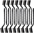 15 Pcs Mini Stainless Steel Wire Brush Set - Cleaning Welding Slag Rust, Wire Bristle Scratch Brush Set with Curved