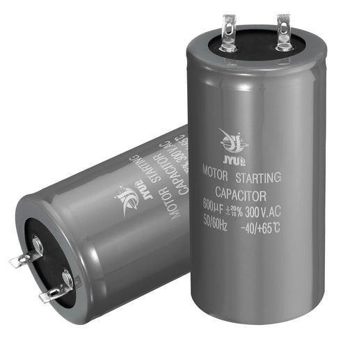 PATIKIL Motor Start Capacitor, 600uf, 300V, 50/60Hz CD60, Running Capacitor for Air Conditioners, Electric Motor