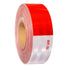 WAENLIR 2 inch x 30 Feet Reflective Safety Tape, DOT-C2 Waterproof Red and White Adhesive for Trailer, Cars