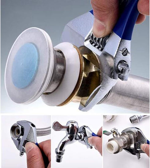 Wide Opening Stubby Adjustable Wrench Spanner, 4 inch, Chrome Vanadium Steel Forged Short Handle
