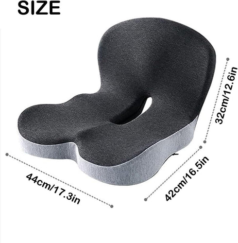 ZyClixtraz Pain,Tailbone Seat Cushion for Office Workers,Memory Foam L-Shaped Integrated Seat Cushions,Orthopedic
