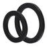MECCANIXITY Rubber Flat Washers, 35mm 40mm OD, 24mm 30mm ID, 3mm Thick for Faucet Pipe Water Hose, Black Set