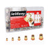ieWeny Rivet Nut Assortment Kit(278Pcs), 1/4"-20, 3/8"-16, 5/16"-18, #10-24, #8-32, #6-32UNC SAE Carbon