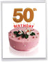 The Best Card Company Jumbo 50th Birthday Greeting Card (8.5 x 11 Inch) - 50 Years Old Celebration