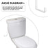 TOYMIS 1pcs Closets, Potty Seat Hook, Z Shaped Door Hangers No Drill Multifunctional Over The Door Hooks for Hanging