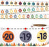 Number Line Bulletin Board Border, -20 to 120 Straight Trim for Classroom Math Decorations and Moving Mountains Roll