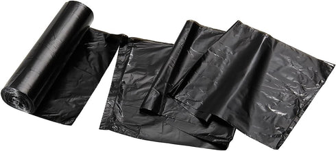 1000 Count 7-10 Commercial 24" 24" TYPLASTICS Trash Can Liner - Wholesale Black Garbage bags on Perforated Roll Gallon