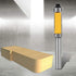 YWBL-WH Milling Cutter - 8mm Shank Pattern Router Bit Double Bearing Flush Trim Woodworking Tool with Anti-kickback