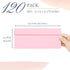Business Envelopes, 120-Pack #10 Envelopes, 4 1/8 x 9 1/2 Inches, 6 Pastel Colors