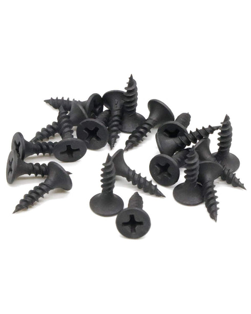 100pcs #6 x 5/8" Flat Head Phillips Drywall Screws, Fine Thread Sharp Point Wood Screw, Carbon Steel 1022A